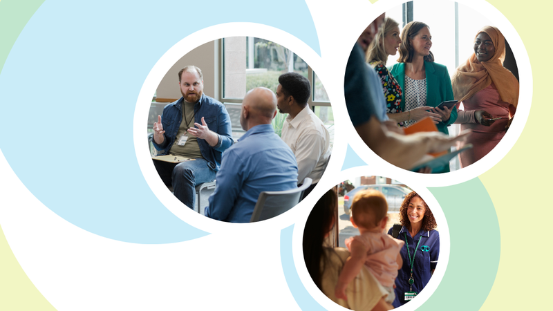 People working in integrated care settings
