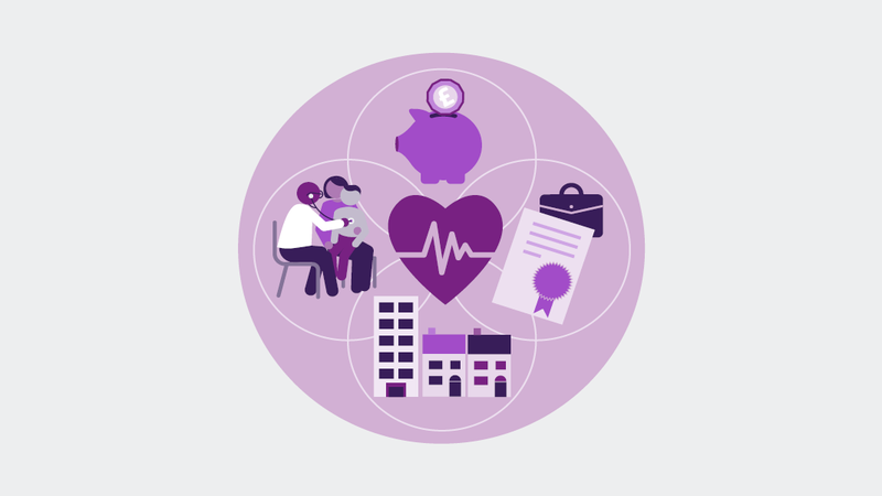 An image depicting the different features of the first 100 days of government. The image includes reference to finances, policy and legislation, and general practice.