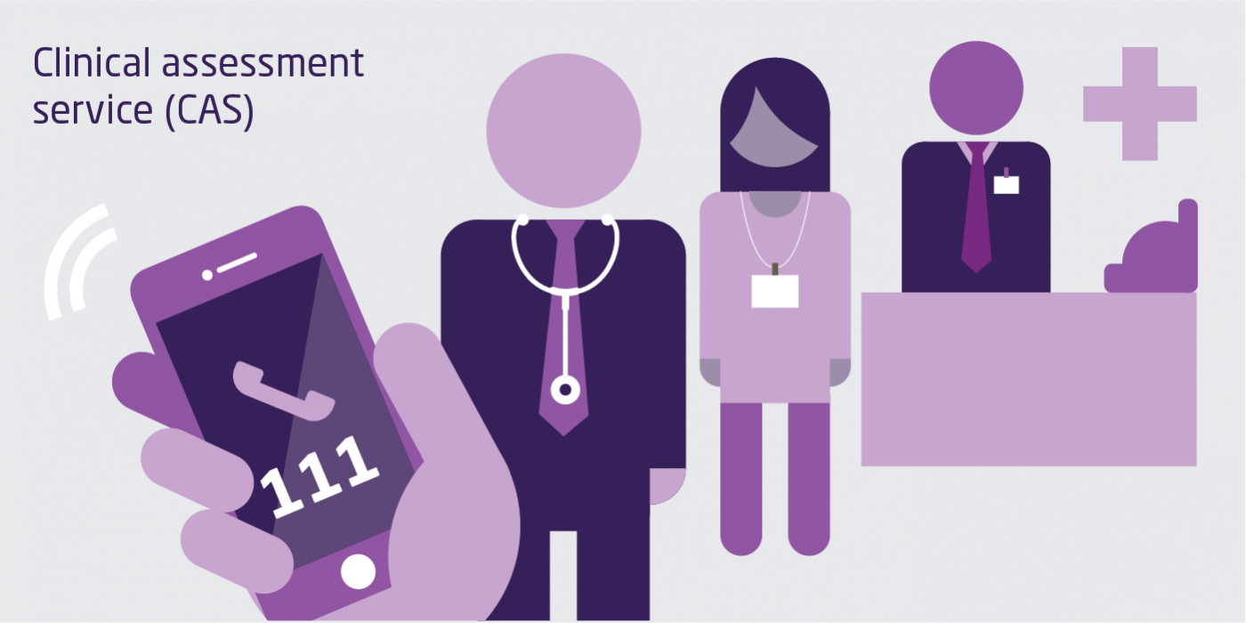 A group of people representing a clinical assessment service (CAS)