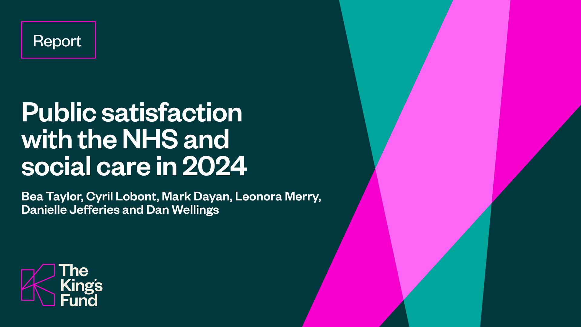 Public Satisfaction With The NHS And Social Care In 2024 | BSA | The ...