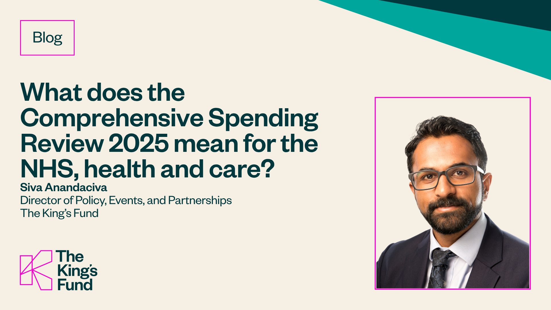 What does the Comprehensive Spending Review 2025 mean for the NHS, health and care?