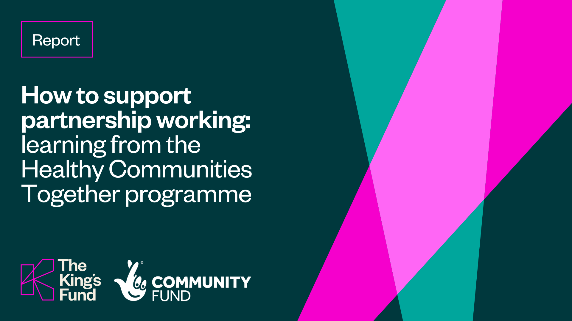 How To Support Partnership Working | The King's Fund