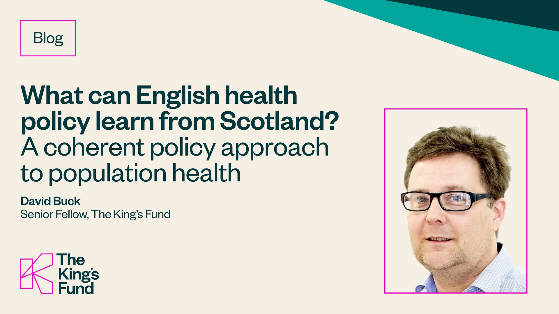 What can English health policy learn from Scotland? A coherent policy approach to population health
