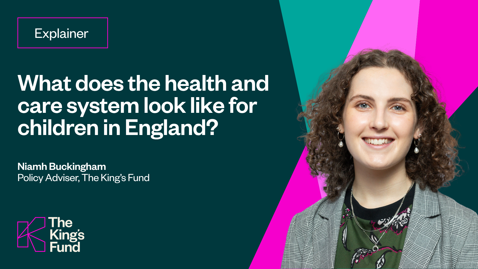 What does the health and care system look like for children in England ...