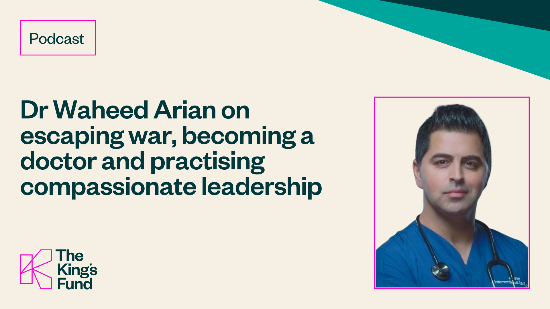 Waheed Raan Dr Waheed Arian: Escaping War, Becoming A Doctor And Practising ...