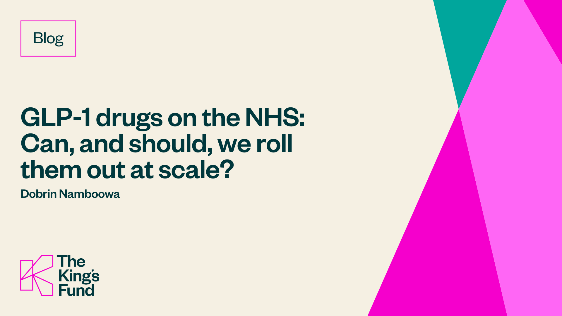GLP-1 Drugs and the NHS: A Balancing Act Between Weight Loss and Equitable Access