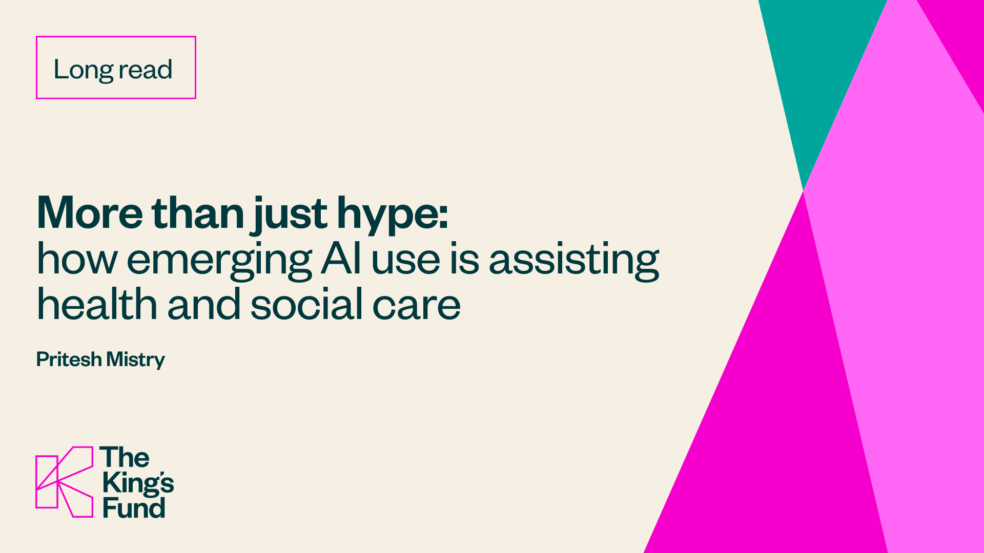 More than just hype: how emerging AI use is assisting health and social ...