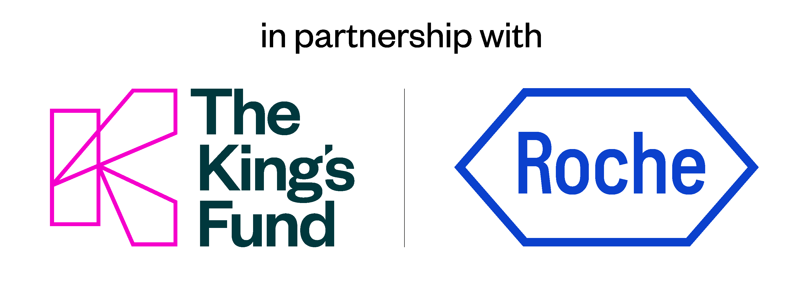 The King's Fund and Roche logos