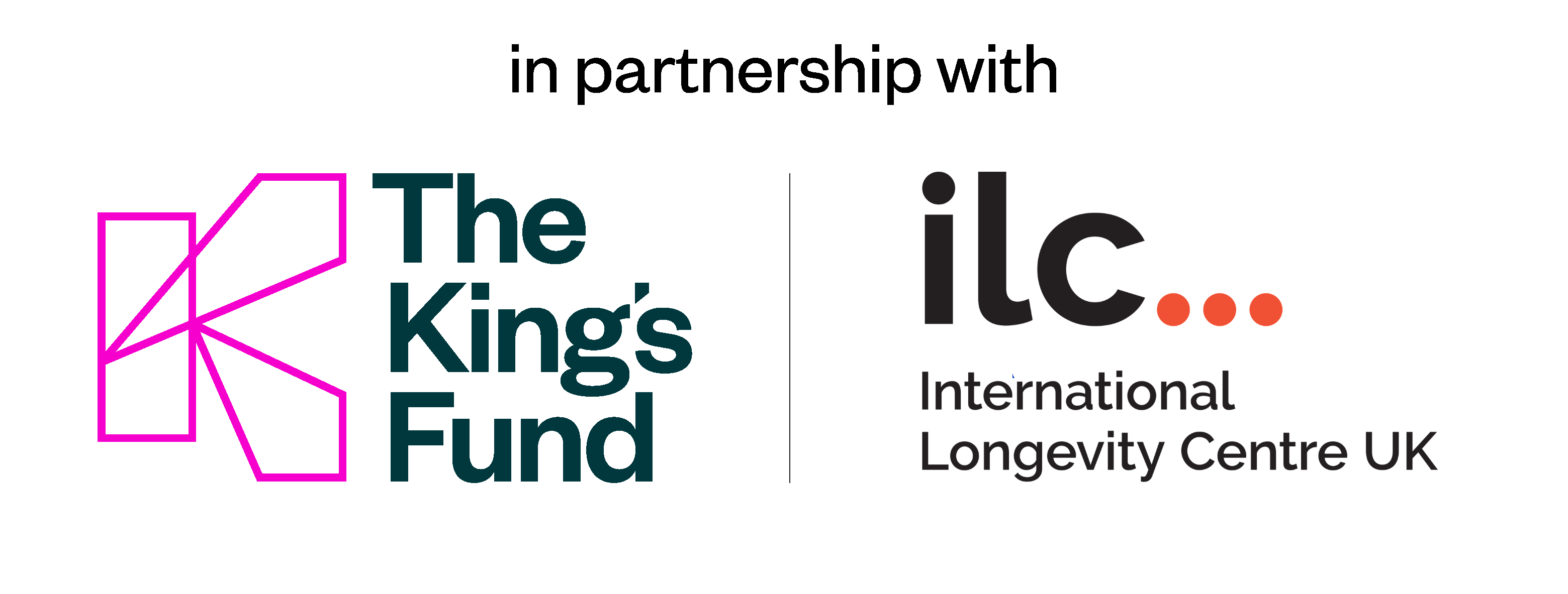 ILC and The King's Fund logos