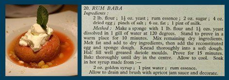 Recipe for rum baba