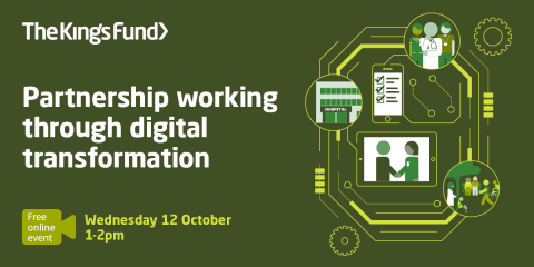 Partnership Working Through Digital Transformation | Event | The King's ...