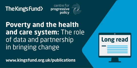 Poverty And The Health And Care System: The Role Of Data And ...