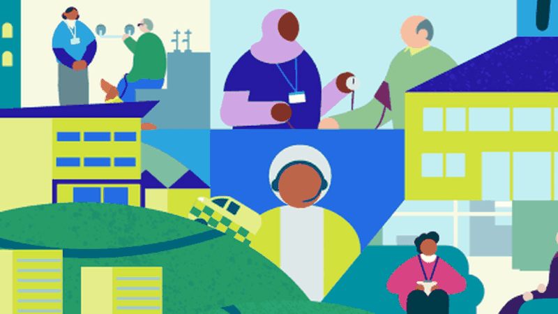 How does the NHS in England work and how is it changing? Still from the animation