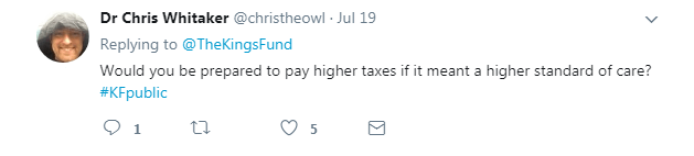 Dr Chris Whitaker Twitter post