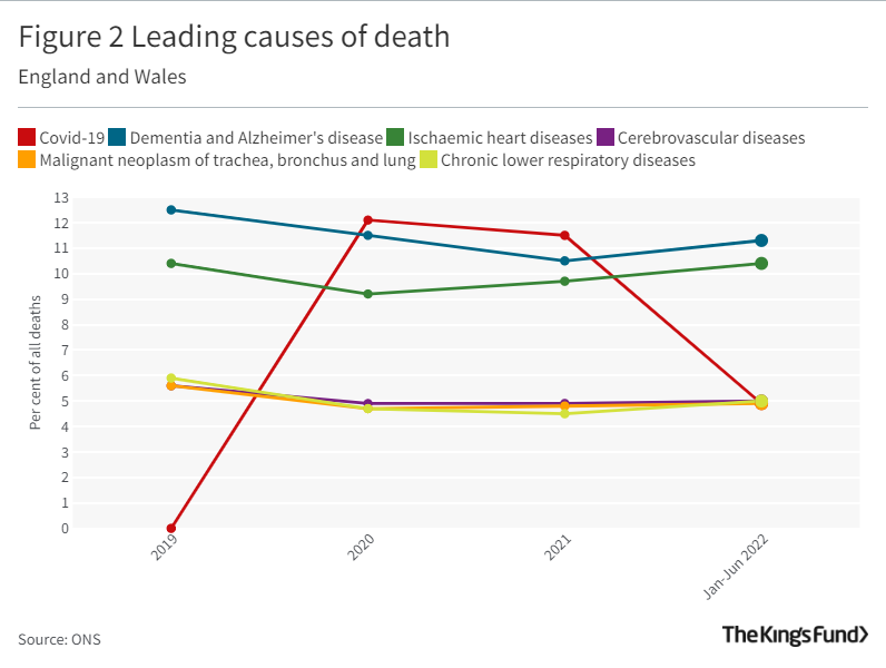 Figure 2 showing Covid-19 as the leading cause of death in 2020