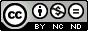 CC BY-NC-ND 4.0 DEED logo